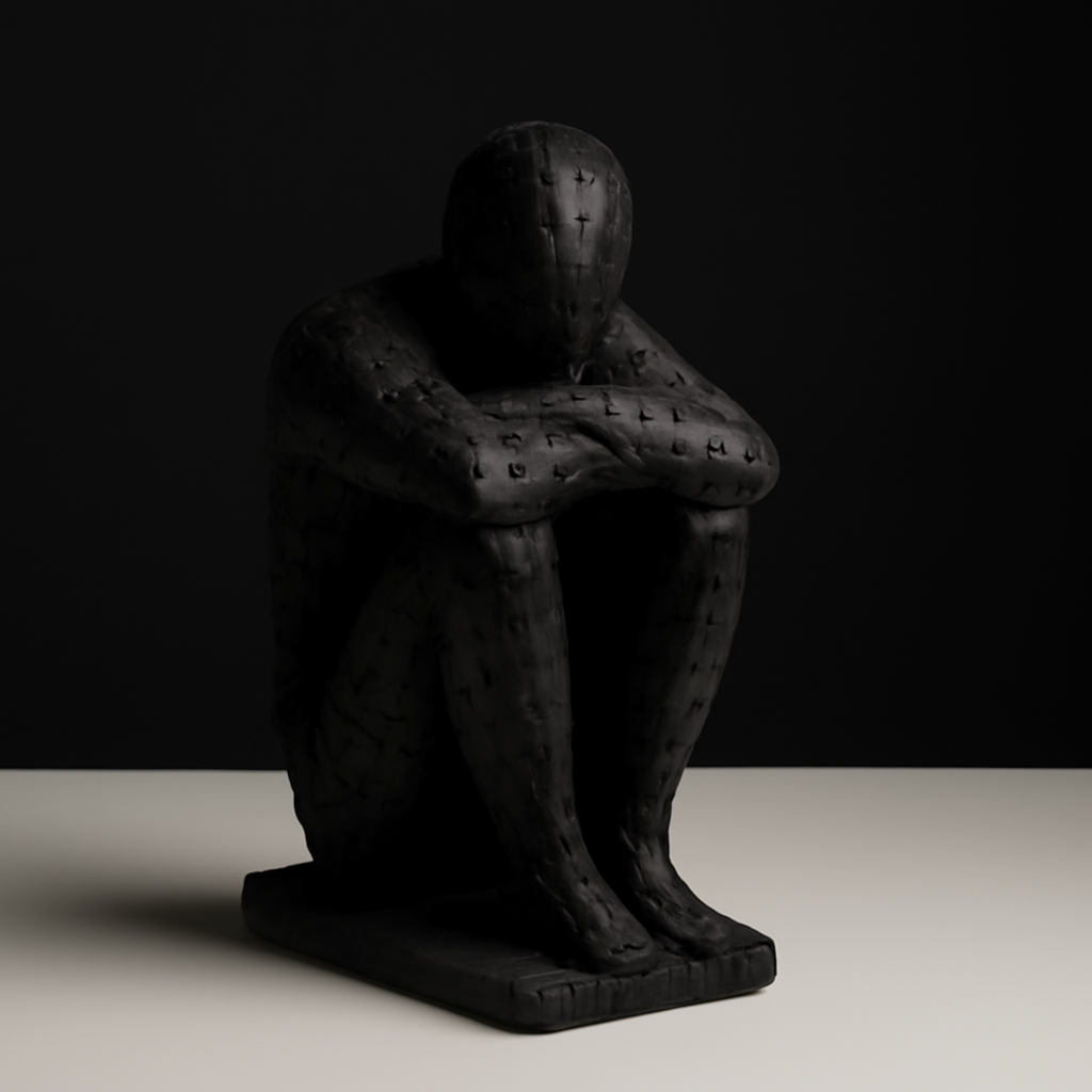 Black Woven Sculpture