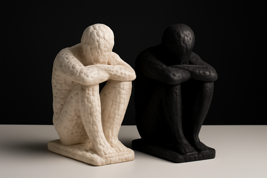 Black and White Sculptures