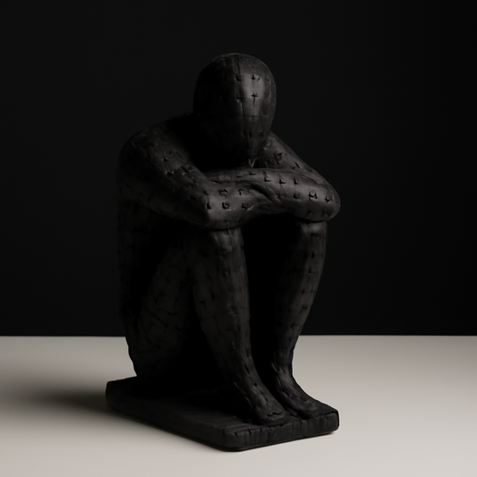 Black Woven Sculpture